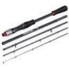 NNEOBA 2.1M Carbon Fiber Casting Rod 6-Section Black