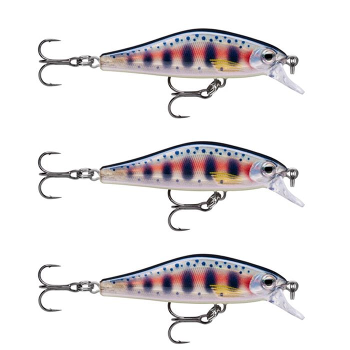 3x Rapala 5cm Shadow Rap Fast Sink Jerkbait/Twitchbait Fish Lures - Yamame