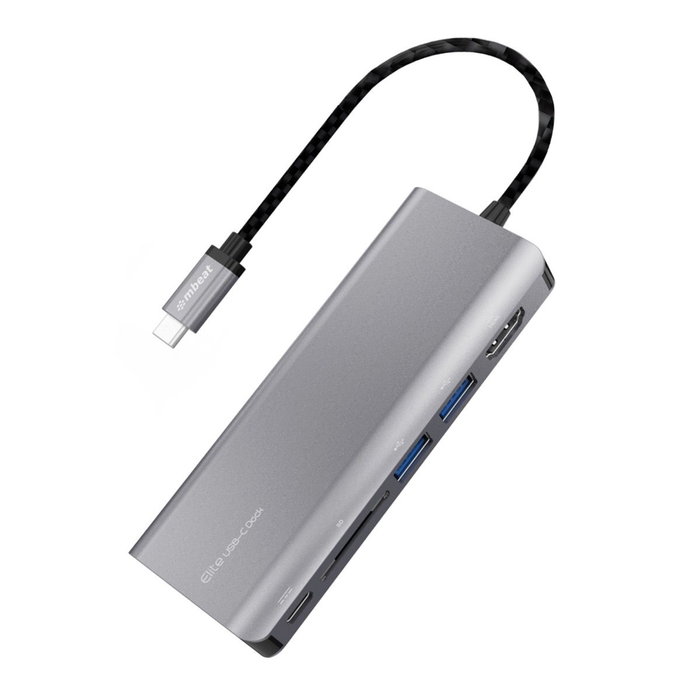 Mbeat "elite" Usb Type-c Multifunction Dock - Grey