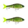 2x Rapala Super Shadow Rap Glide 11cm Jointed Swimbait Lures - Live Pike