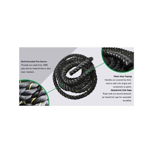 12m Battle Rope 38mm Diameter Bunnings Australia