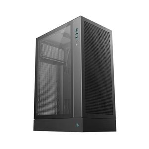 DeepCool CH170 PLUS Vertical Micro-ATX Compact Case, USB3.0×2, Gen2 Type-C x1, Audio/Mic×1
