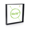 Nicola Spring Acrylic 3d Deep Box Photo Frame - 16" X 16"  - Black