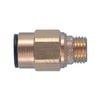 John Guest 12mm x 1/2" Brass Male BSP Straight Adaptor