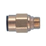 John Guest 12mm x 1/2" Brass Male BSP Straight Adaptor