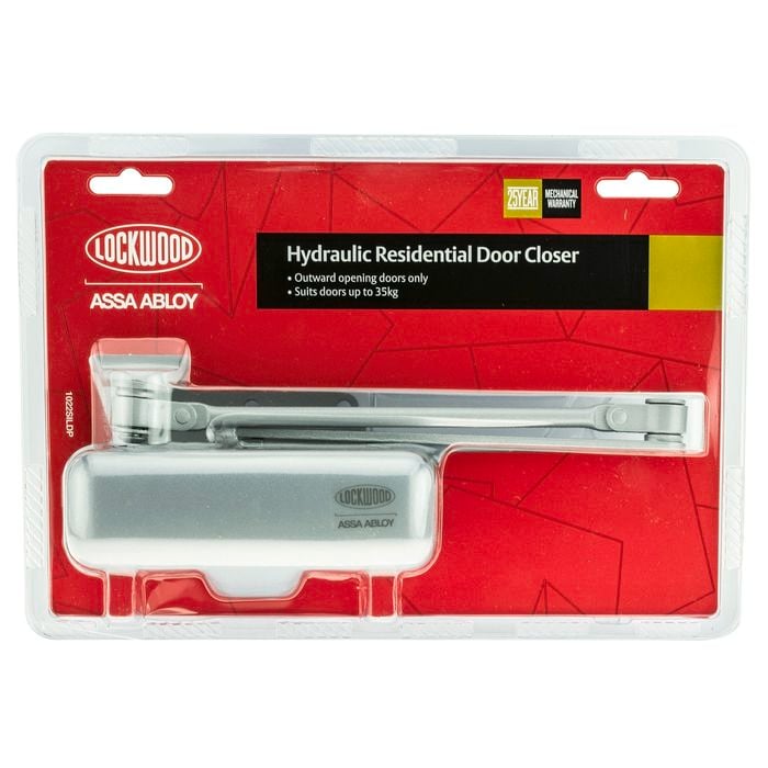 Lockwood 1022 Series Silver Hydraulic Door Closer
