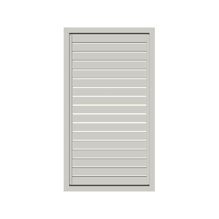Sector Panel Fencing 1.8m x 900mm Titania Slatted Gate