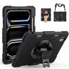 Tough On iPad Pro 13" 2024 Case Rugged Protection Black