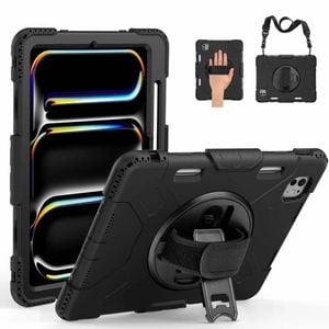 Tough On iPad Pro 13" 2024 Case Rugged Protection Black