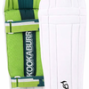 Kookaburra Kahuna Pro 1000 Batting Legguards White Premium Cricket Leg Guards Lightweight and Durable Design