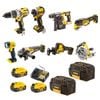 DeWALT 18V XR 5.0Ah 8 Piece Combo Kit DCZ801P3-XE