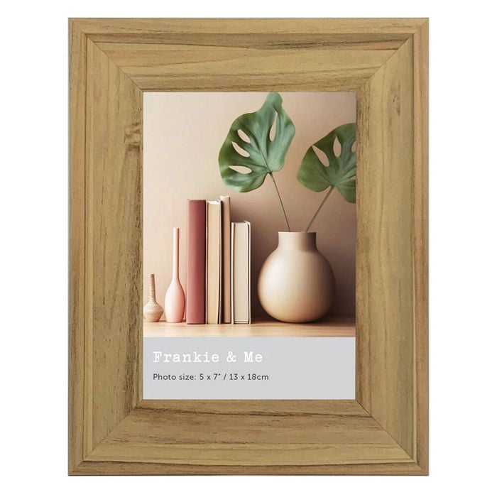 Frankie & Me Standing 5x7'' Picture Frame Photo Holder Home/Office Decor Medoak