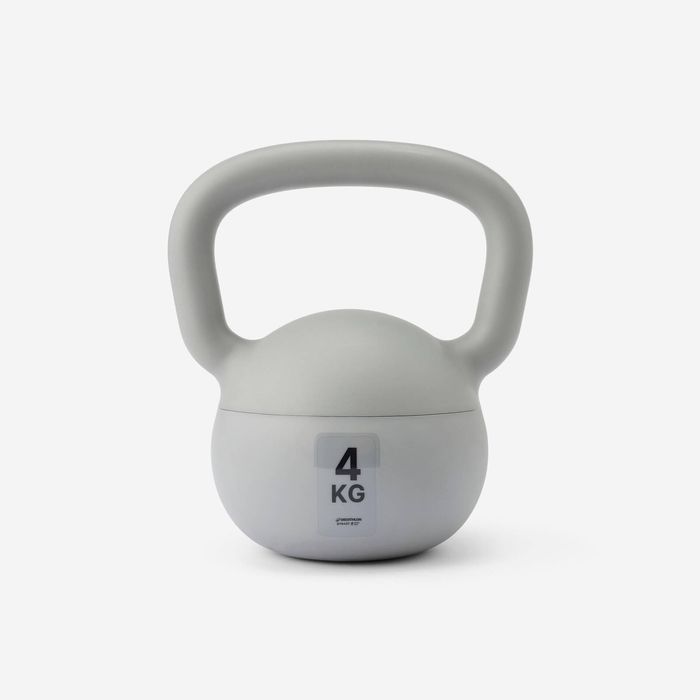 Decathlon - Home Kettlebell 4 Kg - Grey - 4 Kg