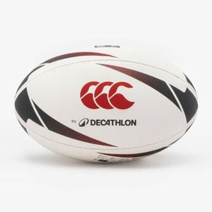 Decathlon | Size 4 Rugby Training Ball - Black & Red - 4