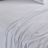 Myhouse Stonewash Flat Sheet  285x260cm  100% Cotton  - White - King