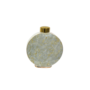Elegant Collections large Grey Marble Ceramic Decorative Vase