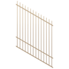 ProtectorAl 0350-1200W x 1500H Primrose Picket Top Pool Fence Panel Raked 16-30º