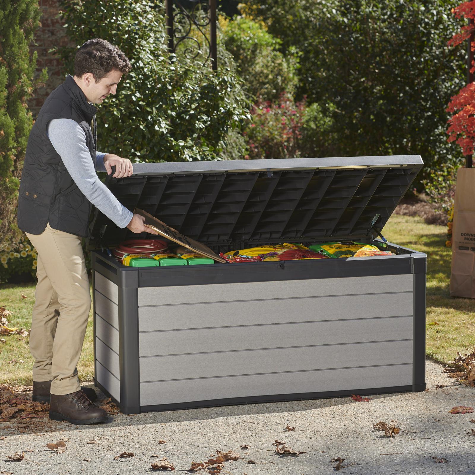 Keter 570L Denali Outdoor Storage Box Bunnings Australia