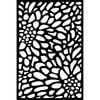 Jack Matrix 1800 x 1200 x 9mm Charcoal Bloom Decor Screen with Frame