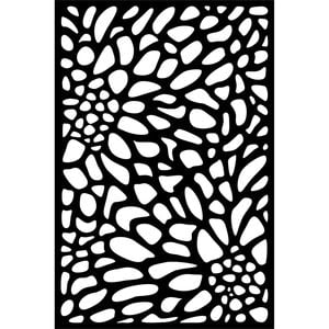 Jack Matrix 1800 x 1200 x 9mm Charcoal Bloom Decor Screen with Frame