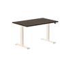 Desky Dual Bamboo Sit Stand Desk Wheat Frame 120cm