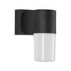 Brilliant Black Sergio Architectural LED Wall Light B22 Batten Fix
