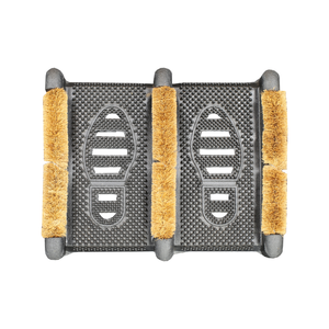 Axton 390 x 320mm Rubber and Coir Shoes Scraper
