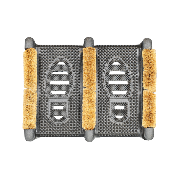 Axton 390 x 320mm Rubber and Coir Shoes Scraper