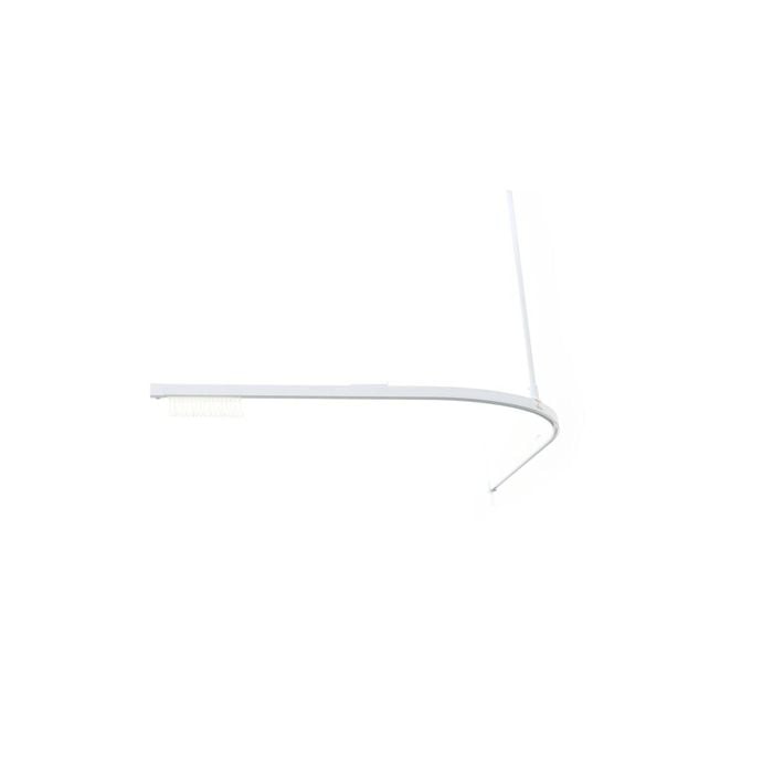 Mactrac 900 x 900mm White Bath Track
