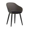 Modern Furniture UNITY Arm Chair 56x54cm - Taupe & Black