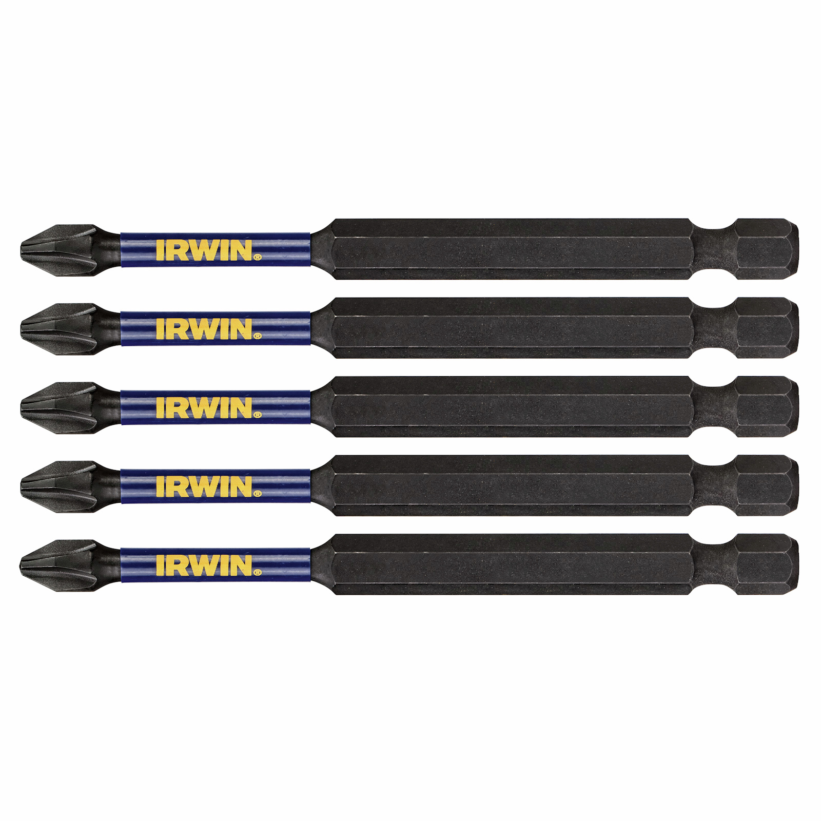 Irwin Tools Schraubendreher-Bits 2er Pack – Impact-geeignet, Mit Power Groove Für Sicheren Halt