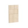 Kaboodle 450mm Almond Oak Modern 3 Drawer Panels