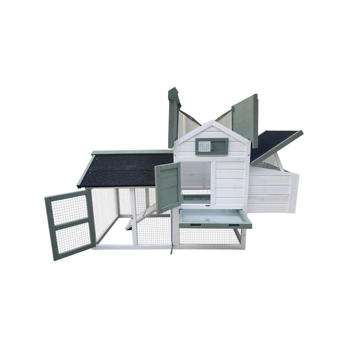 Yes4pets Medium Chicken Coop Rabbit Hutch Guinea Pig Cage Ferret House