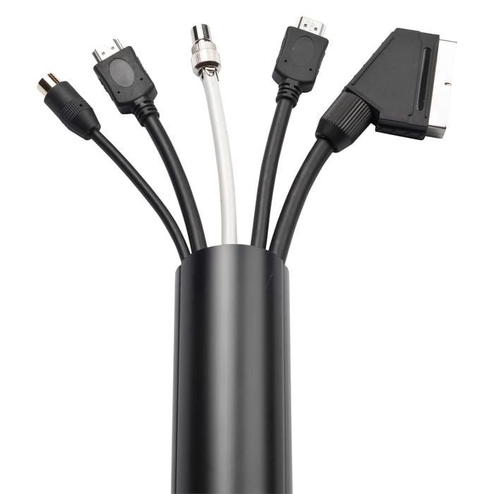 D-Line 1m Black Cable Cover