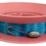 Surecatch 10 Inch Rigged Handcaster with 100lb Mono Fishing Line and Bean Sinker