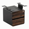 Desky Minimal Under Desk Cabinet Black Frame