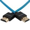 Kondor Blue HDMI to HDMI 16 Thin Braided Cable for on Camera Monitors
