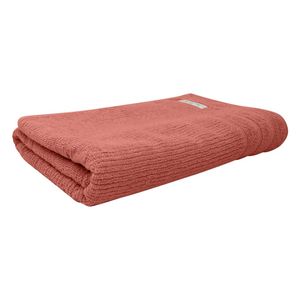 Bas Phillips Cairo Ribbed Collection Cotton Bath Towel 137x68cm Rose Mist
