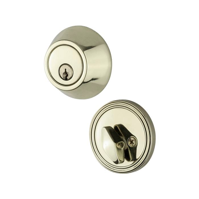 Sylvan Polished Brass Deadbolt Single Cylinder