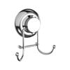 Naleon Chrome Suction Works Double Hook