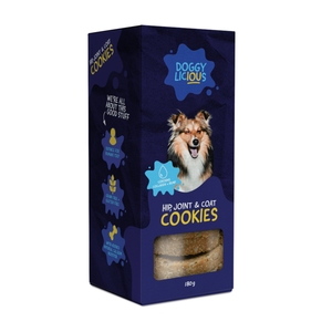 Doggylicious Hip, Joint and Coat Cookies 180g Dog Treats