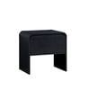 Natalya Bedside Unit Nightstand Side Table 1 drawer black