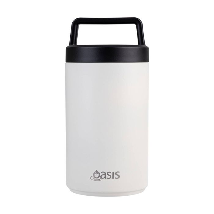 Oasis Stainless Steel D/Wall Insulated Food Flask W/ Handle Alabaster 700ml