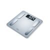 Beurer Silver Body Fat Digital Glass Bathroom Scales