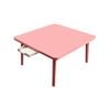 SOGA Pink Portable Floor Table