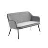 Modern Furniture BERRIE 2 Seater Sofa 130x81cm - Grey