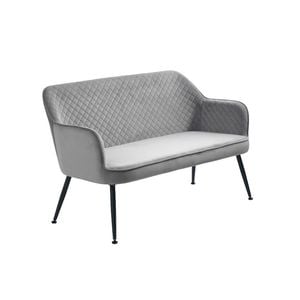 Modern Furniture BERRIE 2 Seater Sofa 130x81cm - Grey