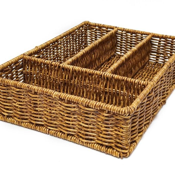 Lyla Storage Basket - PP Rattan + Metal Frame