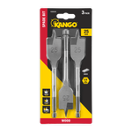 Kango 25mm Spade Bit - 3 Pack