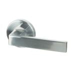Miles Nelson Brushed Satin Chrome Skyler Passage Lever Set